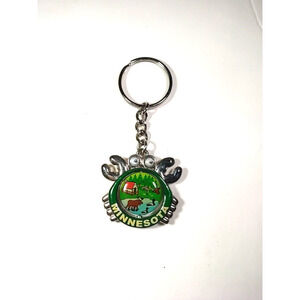 Minnesota Crab Spinner Keychain Moose Duck Rolling Eyes